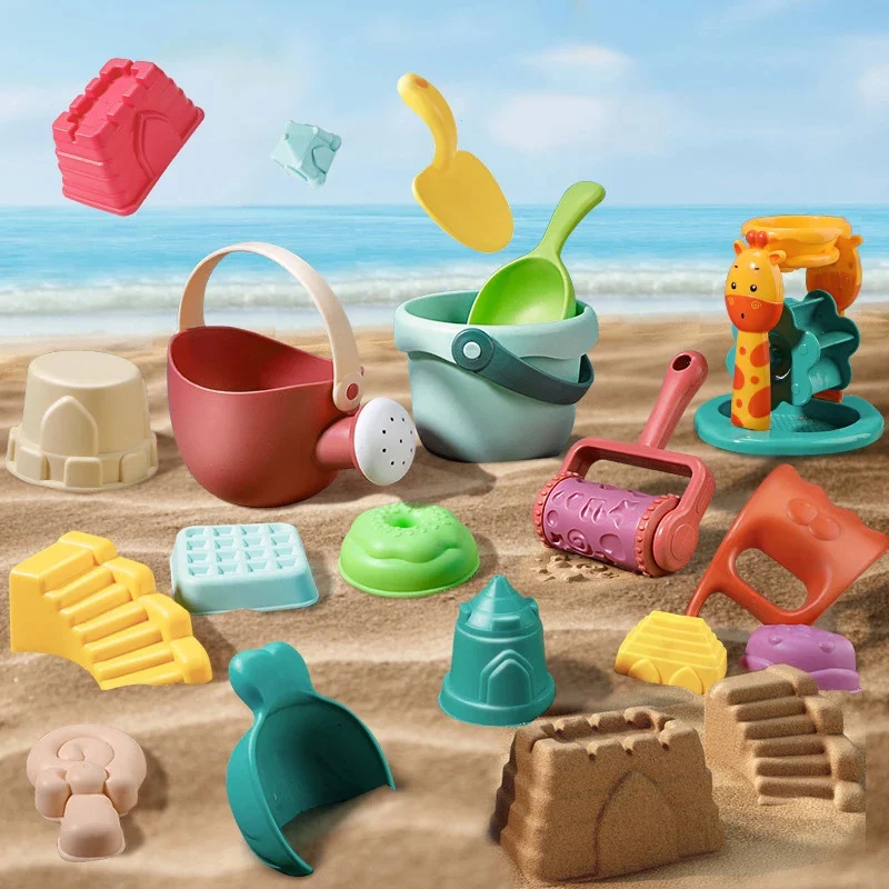 

Песочные игрушки, детские пляжные игрушки, Набор детских летних песочных инструментов с лопатой, водная игра, уличная игрушка, песочница дл...