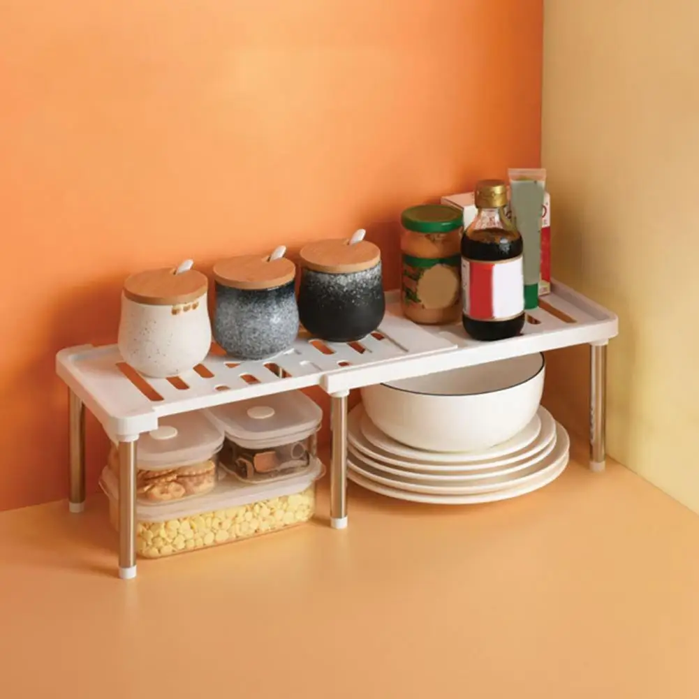 

Compact Size Strong Loading Stackable Counter Storage Shelf for Bar