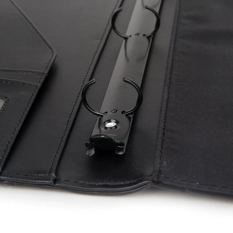 А4 Вегетарианская кожа 3 кольца Портфолио Binder бизнес Padfolio с блокнотом для