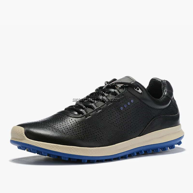 

Ботинки мужские из натуральной кожи, спортивная обувь для гольфа, прогулочная обувь, тренировочные кроссовки, без Спика