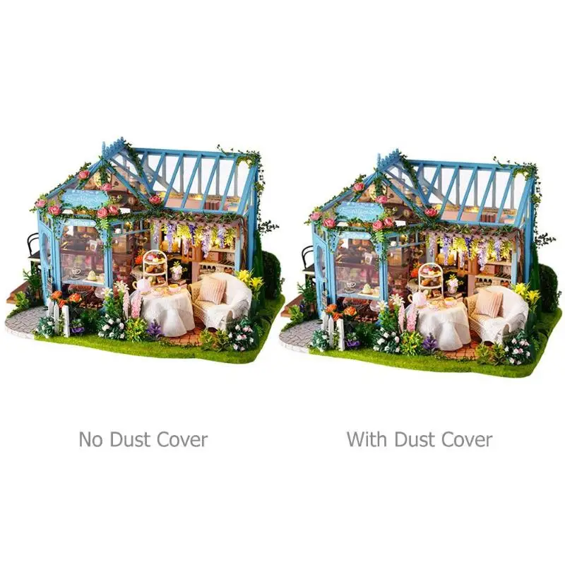 Сборка &quotсделай сам&quot деревянный дом игрушки модель кукольного домика мини