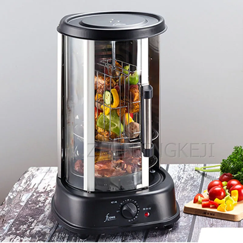 Smokeless Electric Grill Furnace Vertical Spin Barbecue Oven Lazy Home Automatic High Capacity Power 1380W | Бытовая техника