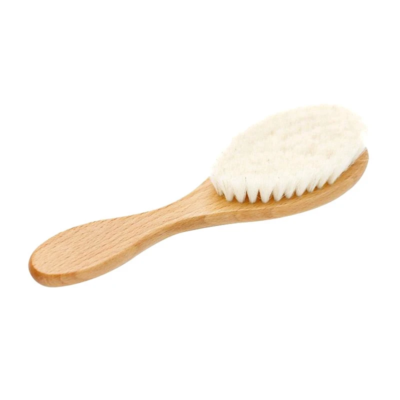 

Retro Oil Head Brush with Cork Handle Engraving Cleaning Brush Wool Hair Brush Cleaning Tool