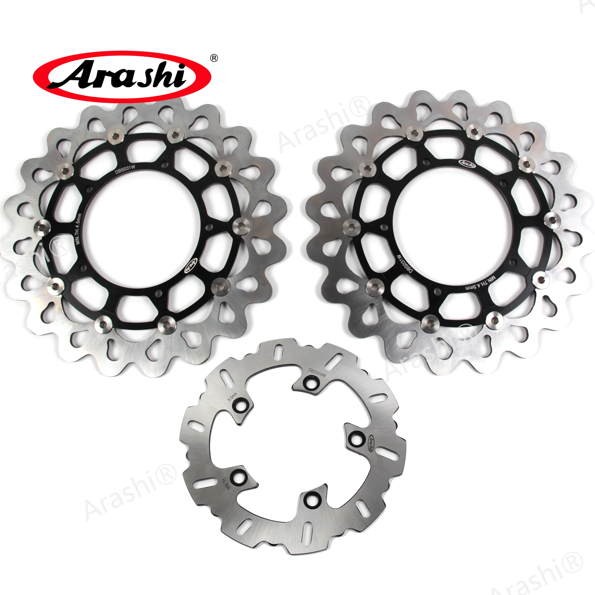 

Arashi 1 Set CNC Floating Front Rear Brake Disc Rotors For YAMAHA MT 10 MT10 MT-10 / FZ10 FZ-10 ABS 2016 2017 2018 2019 2020