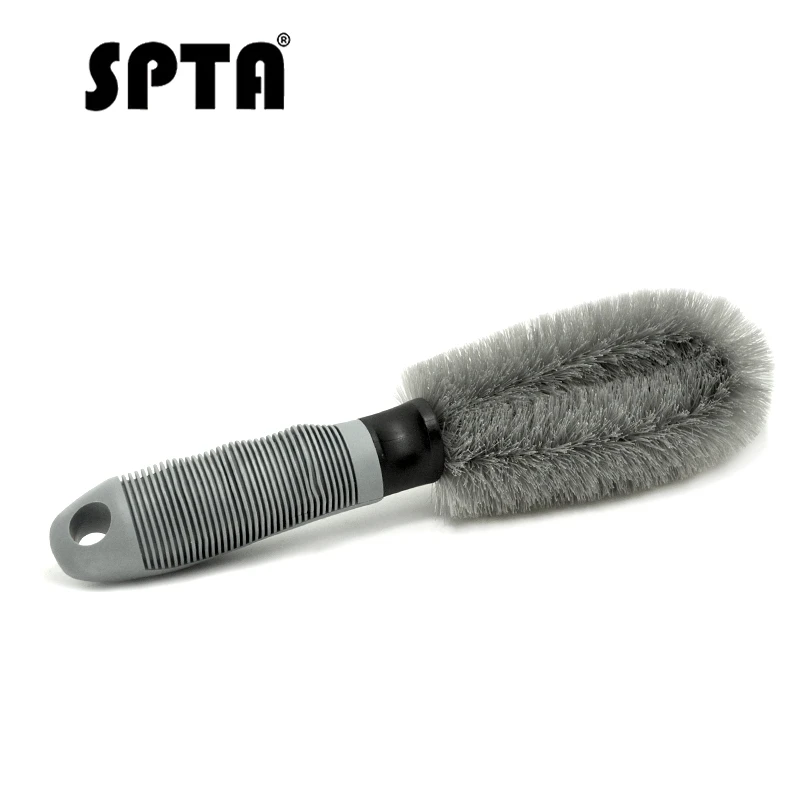 SPTA Автомобильная щетка для мытья колес, пластиковая ручка, щетка для чистки автомобиля, диски для мытья шин, щетка для мытья Авто, щетка для чистки автомобиля - Цвет: Car Wheel Brush