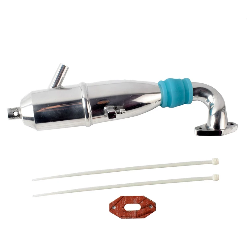 1 шт. выхлопная труба из алюминиевого сплава для HSP 1:10 метанольный двигатель 102009