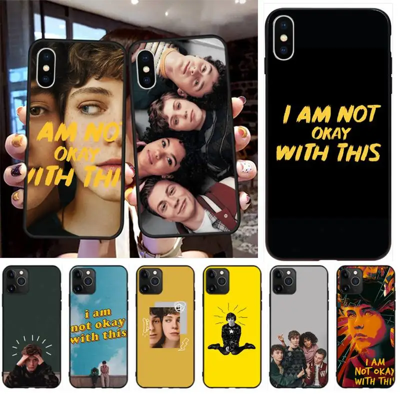 Чехол для телефона NBDRUICAI с надписью I am not нормально по мотивам фильма art Poserts Apple