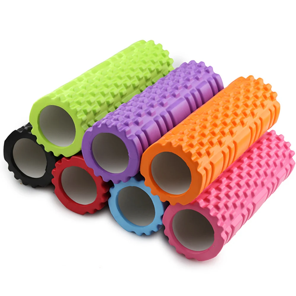 

33cm Yoga Column Fitness Pilates Yoga Foam Roller blocks Train Gym Massage Grid Trigger Point Therapy Physio Exercise