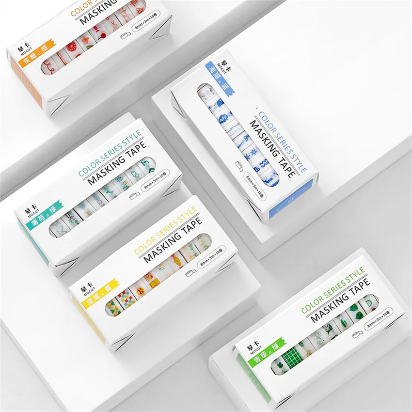 Клейкая лента для скрапбукинга 8 мм х 3 м 10 шт. | Дом и сад