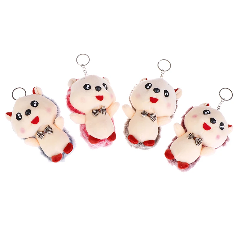 

1Pc Animal little 12CM Cute hedgehog Plush Toy Keychain decoration pendant charm Gift Plush Toy doll