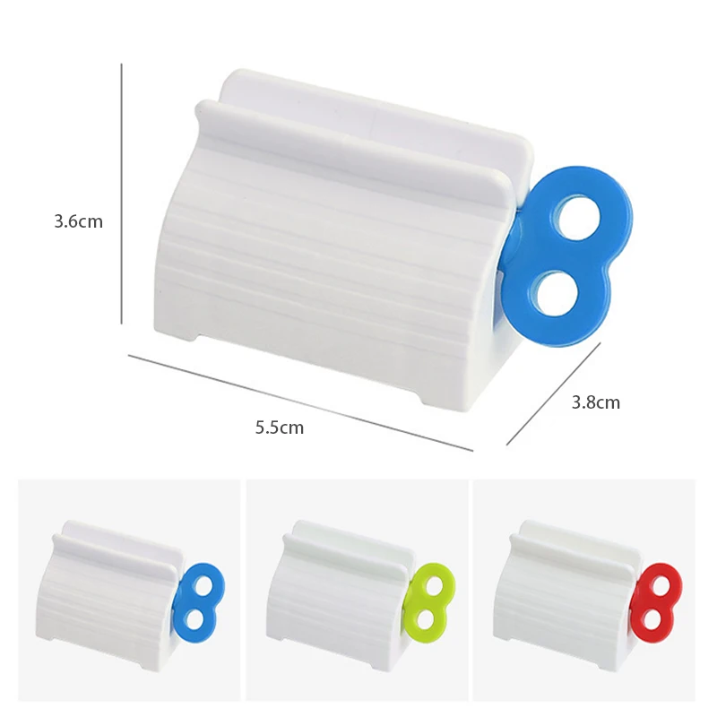 

Toothpaste Squeezer Toothbrush Holder Plastic Toothpaste Dispenser Facial Cleanser Clips Floor Type Bathroom Accessories