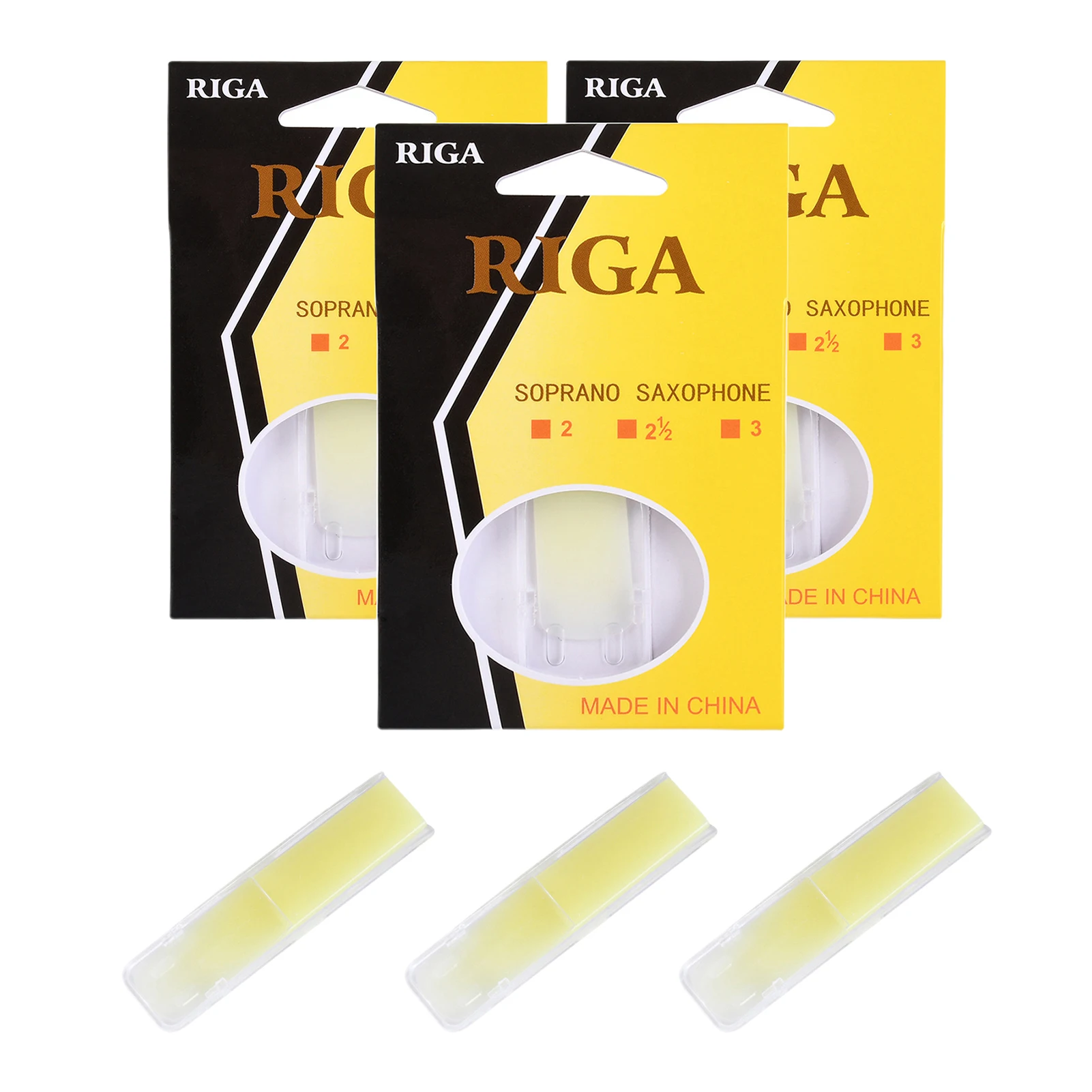 

New Durable Soprano Saxophone Resin Reed Reusable Sax Reed Practical Instrument Accessories Suitable for Beginner Student
