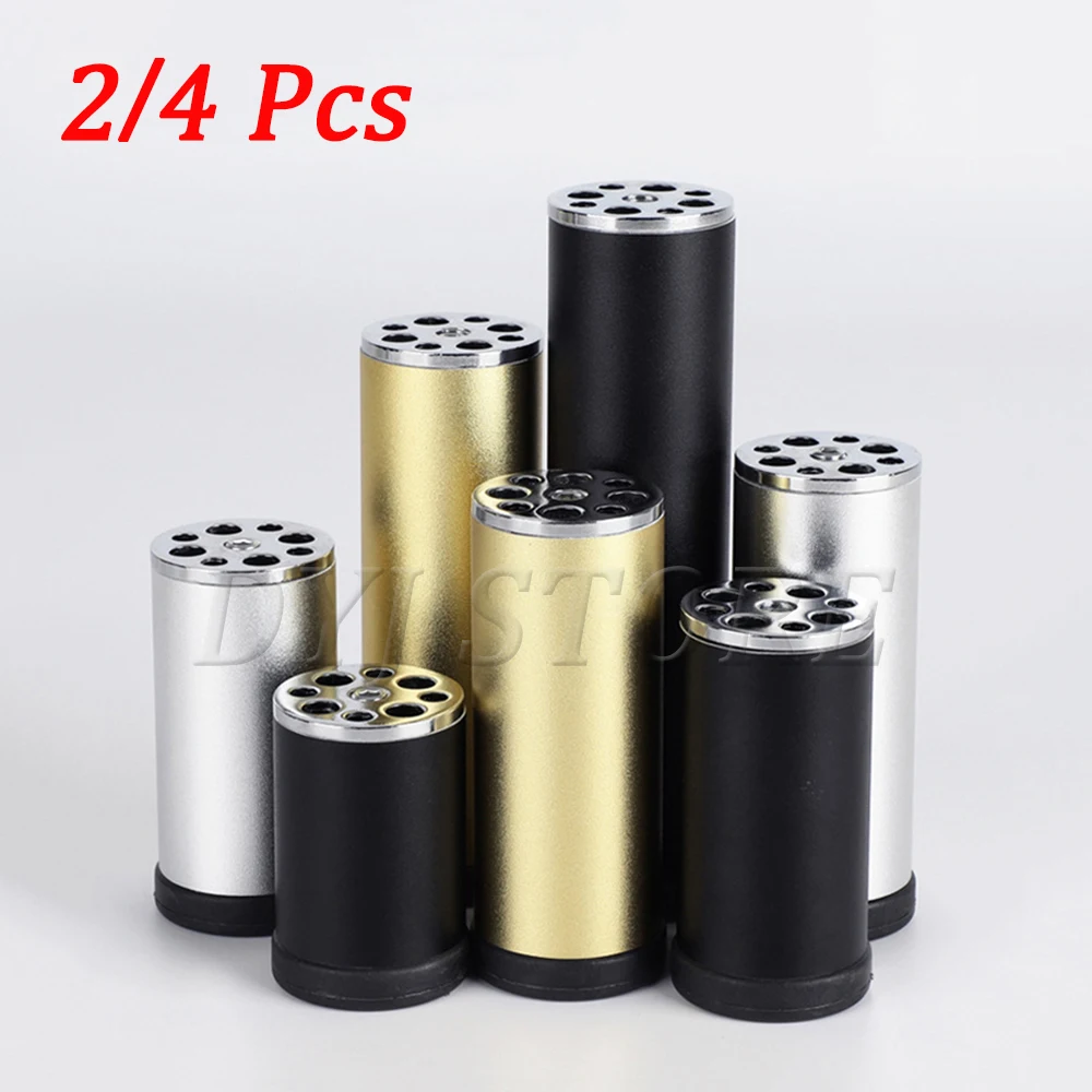 

2/4 Pack 60-250mm Adjustable Aluminum Furniture Legs Replacement For Cabinet Sofa tv stands beds Furniture Sofa Legs,With Screws