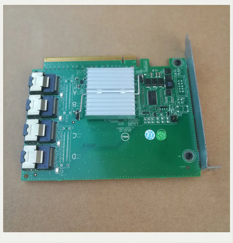 

Pulled YPNRC 8MW60 Mini SAS SFF-8087 4 Ports PCIe SSD SAS Bridge Expander Card for R620 R720 R820