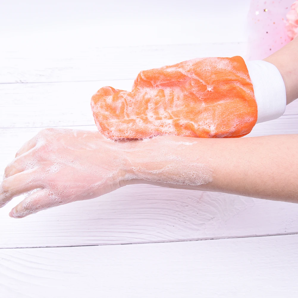 

Moroccan Hammam Bath Scrub Glove Exfoliating Body Facial Tan Massage Glove Exfoliator Glove Random Color Bath Shower Wash Hot