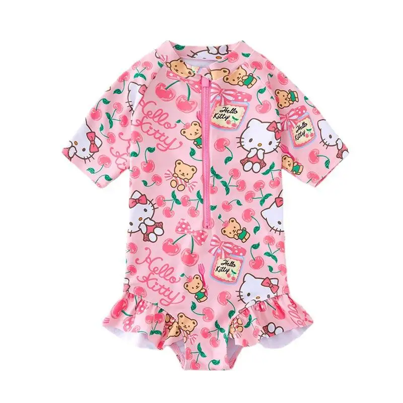 

Kawaii Hellow Kittys Sanrio плюшевые Мультяшные милые куклы детский розовый медведь конфеты купальник аниме плюшевые игрушки для девочки подарок на де...