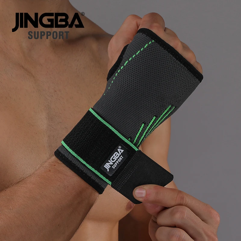 JINGBA 1 шт. бандажная обмотка для поддержки запястья поддержка обертывания тенниса