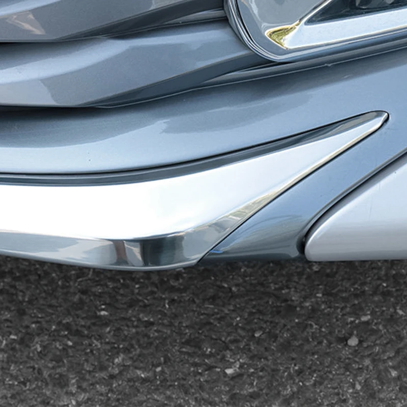 

Front and rear bumper trim Bumper Lip Splitter Chrome Molding Cover Trim For Eighth Generation Toyota Camry 2018-2019