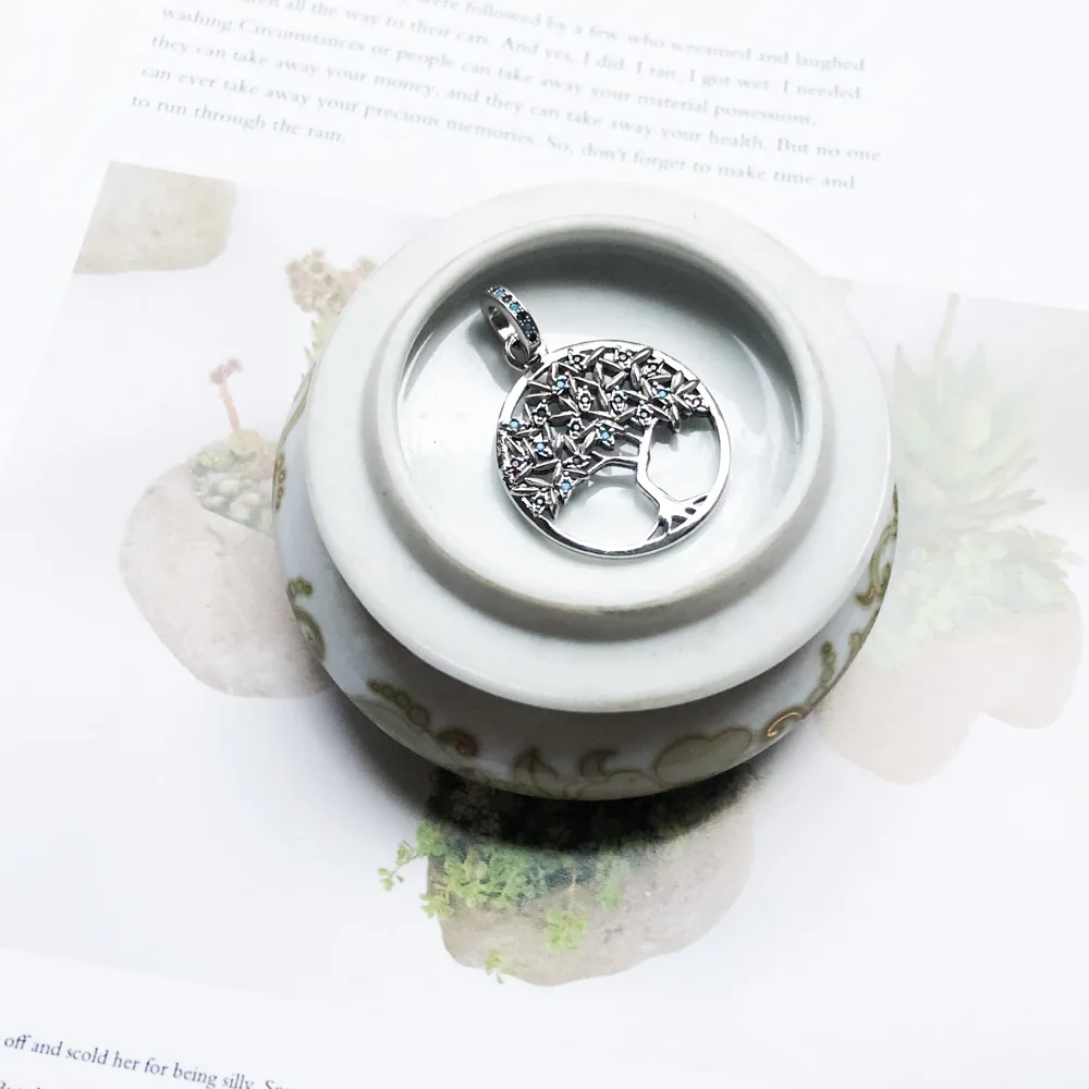 Кулон в виде цветного дерева ювелирное изделие богемном стиле для женщин