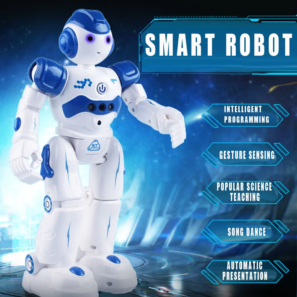 

Interesting Creative Funny Intelligent Robot Multi-function Charging Children's Toys Dancing Remote Control Happy Sensory Toy