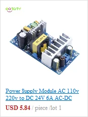 1 шт. LM2596 светодиодный драйвер DC-DC понижающий регулируемый CC/CV модуль питания
