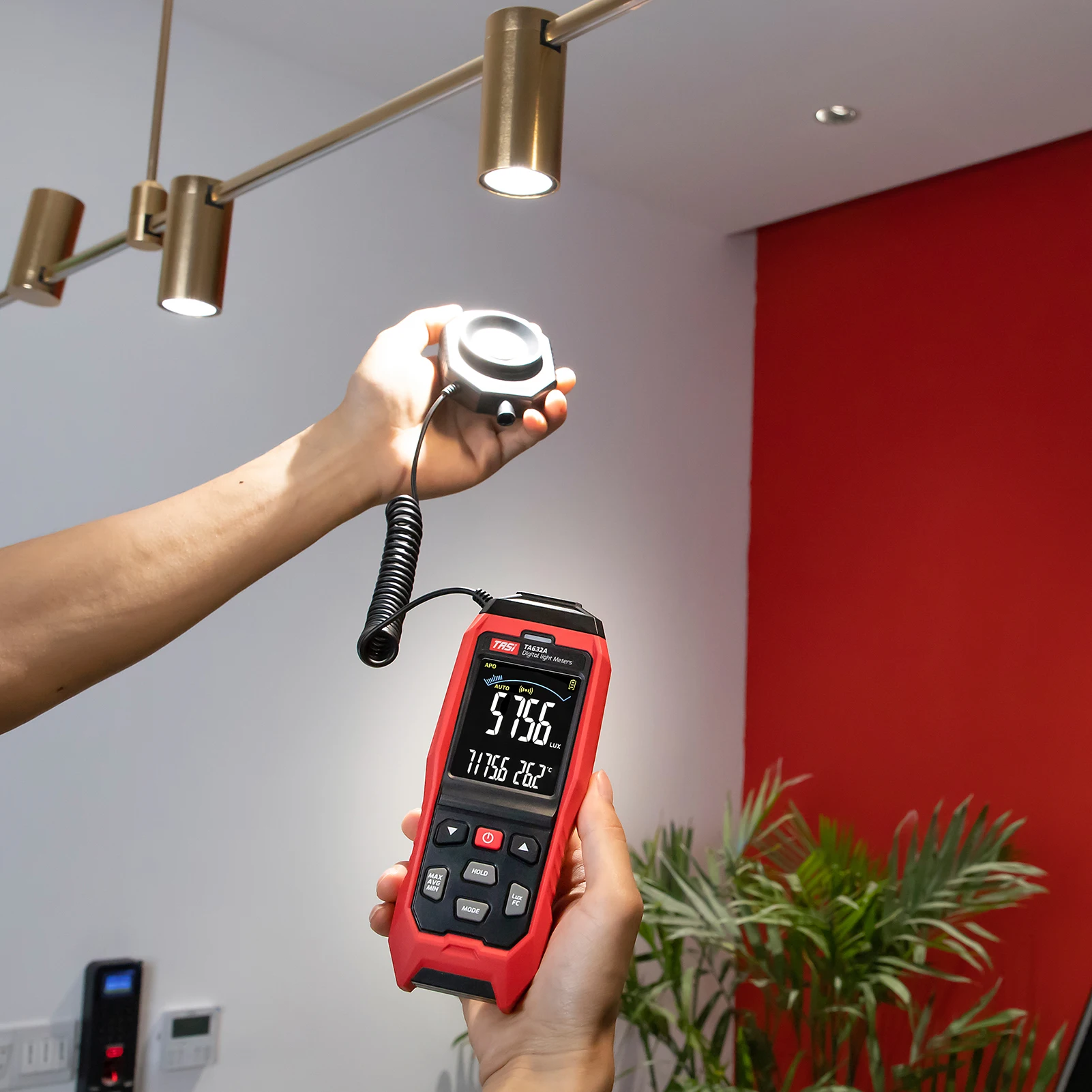 TASI TA632A Mini Digital Lux Meter LCD Light Handheld Luminometer Photometer Luxmeter 0-200000 | Инструменты