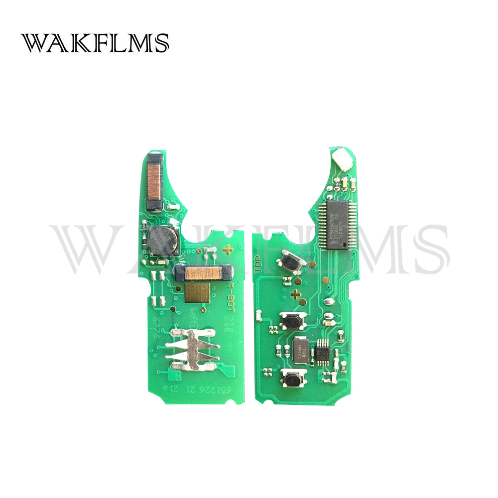 Бесключевой полный умные флип-кейсы дистанционный ключ-брелок от машины 433 МГц