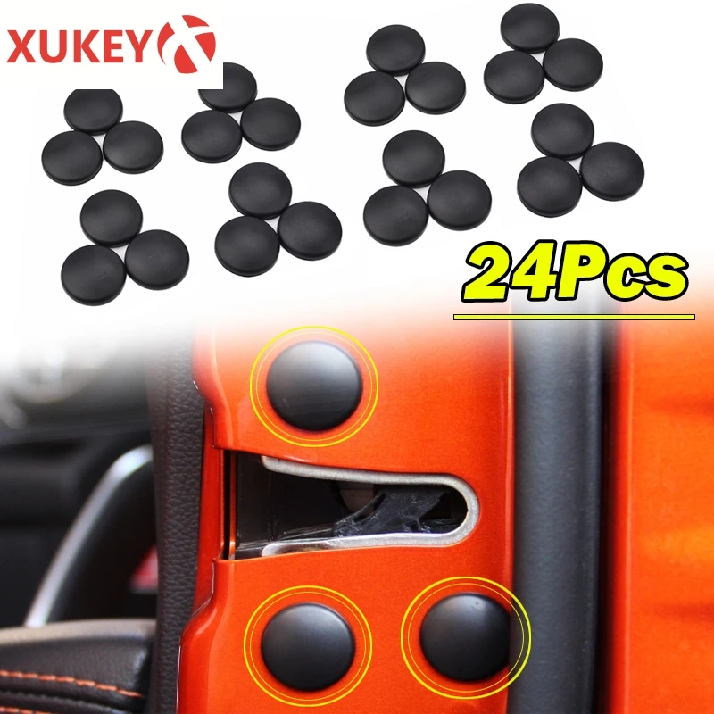 Универсальный Автомобильный Дверной замок винтовая защита 24 шт.|Клипсы и зажимы