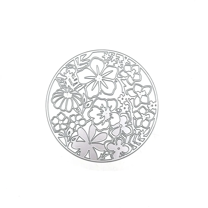 Julyarts круглые металлические пресс-формы Трафарет поздравительная открытка