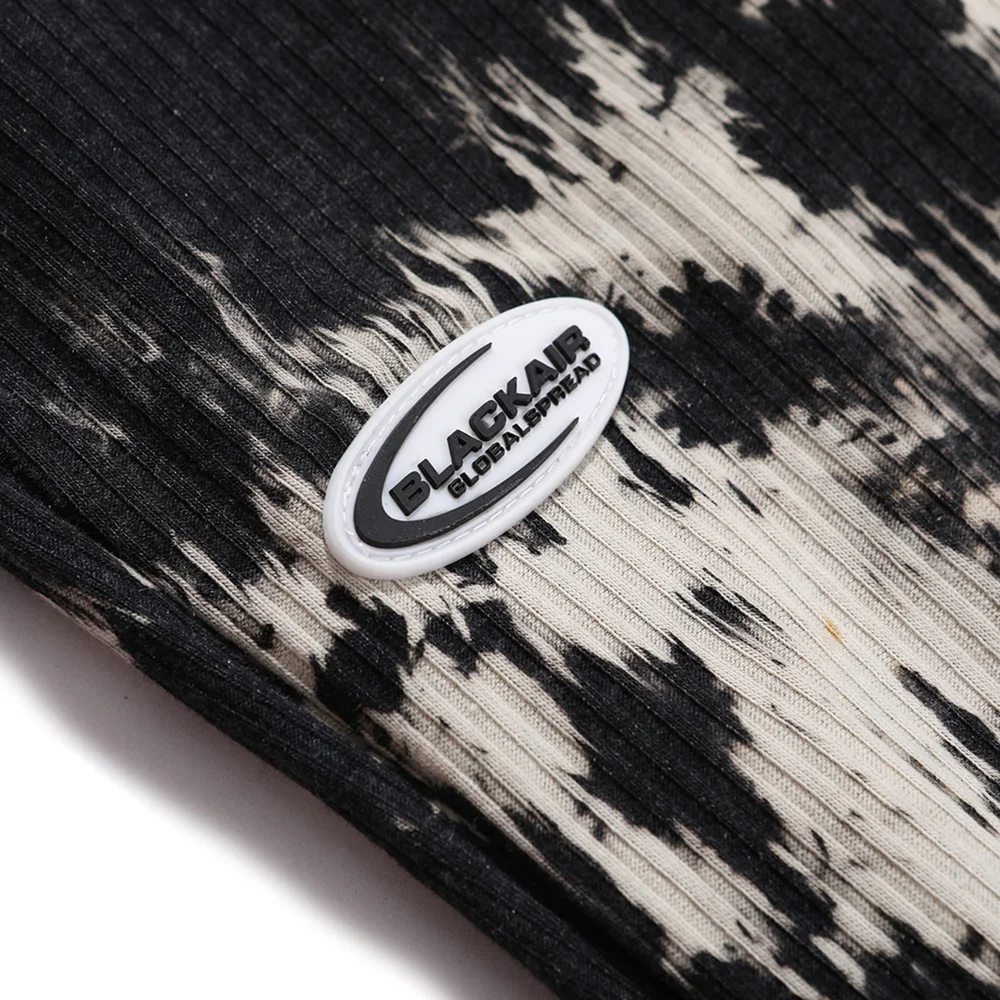 

JING ZHE Tie-Dye Sweatpants Men Print Elastic Waist Casual Jogger Trouser Hip Hop Rock Hipster Pants High Street Streetwear Male