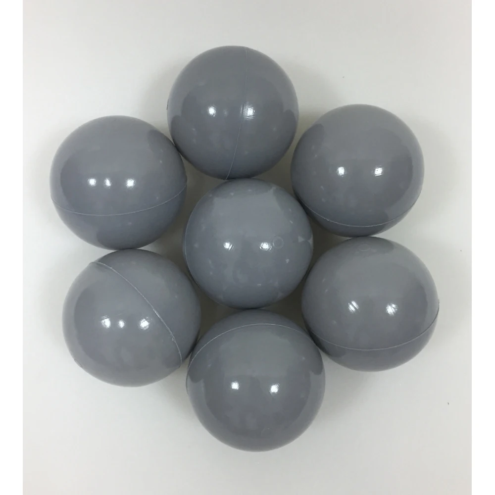 Шарики для бассейна 7 см 50 штук серые | Игрушки и хобби