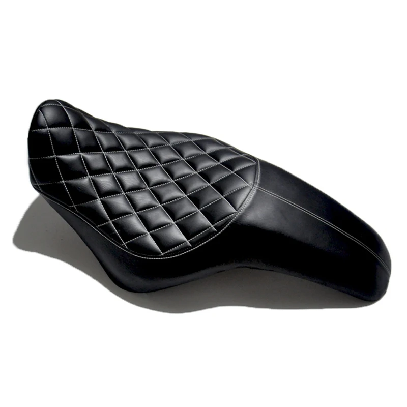 Мотоциклетное сиденье водителя и пассажира Высококачественная кожаная губка