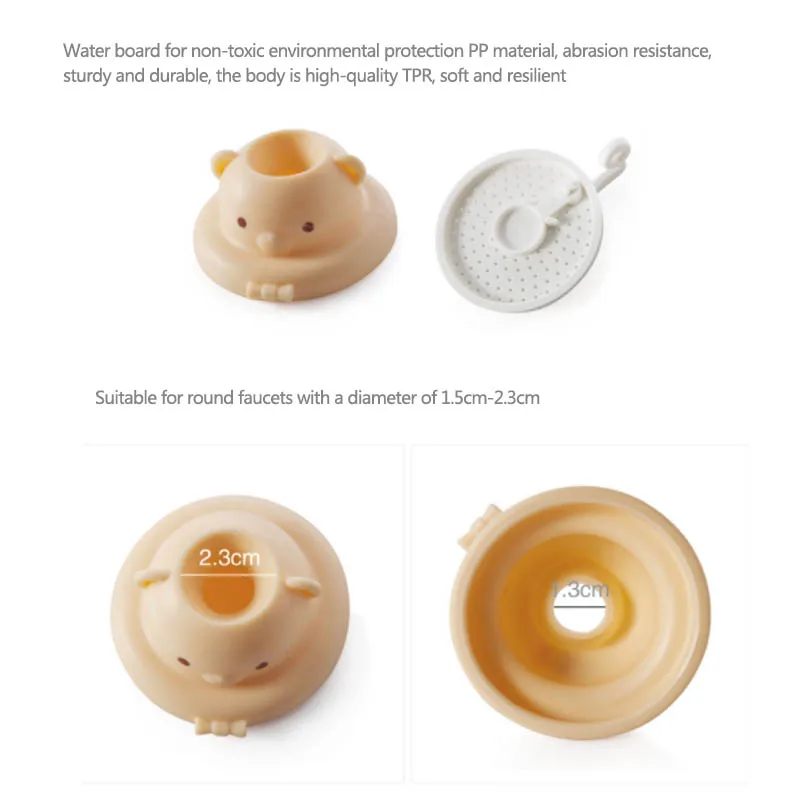 

1 Pc Faucet Extenders Bathroom Accessories Shower Filter Kitchen Gadgets Cartoon Spray Proof Faucet Sprayers Saving Water