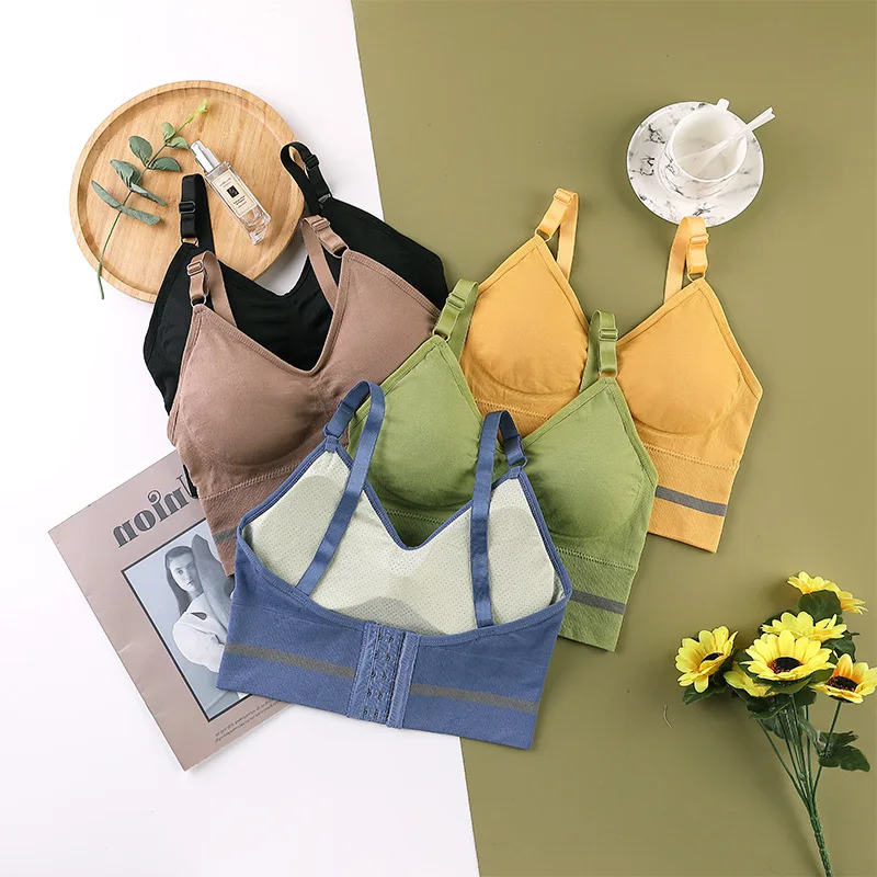 

Seamless Brassiere Bras for Women Full Cup Breathable Bralette Wire Free Sleep Bra Tube Top