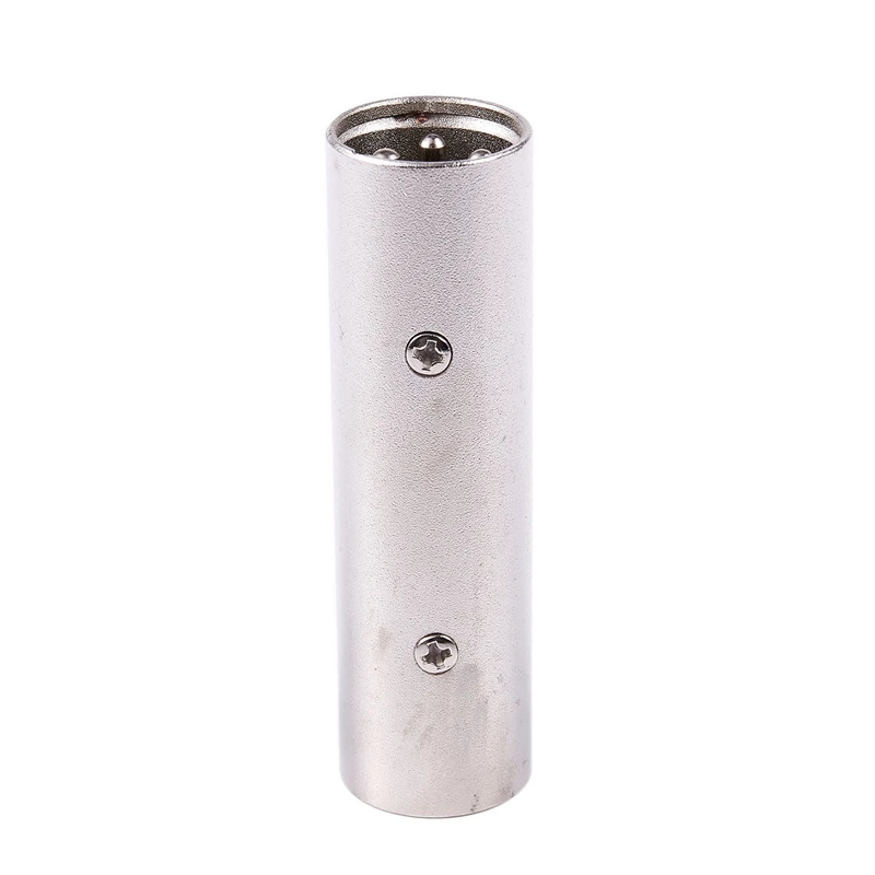 XLR 3 Pin штекер папа-папа дополнительный встроенный-типный коннектор адаптер/муфта