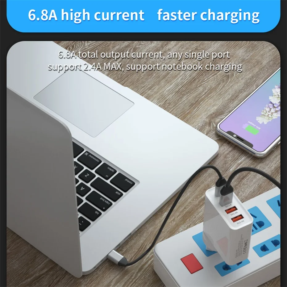48 Вт PD зарядное устройство Turbo USB C мульти быстрое зарядное устройство 3,0 type C QC 3,0 быстрое настенное зарядное устройство для iPhone 11 Imac Air Switch Pixel