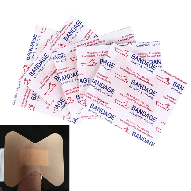 

10Pcs/lot Band Aid Disposable Wound sticker kawaii First Aid Emergency Kit For Kids Children Adhesive Bandages home