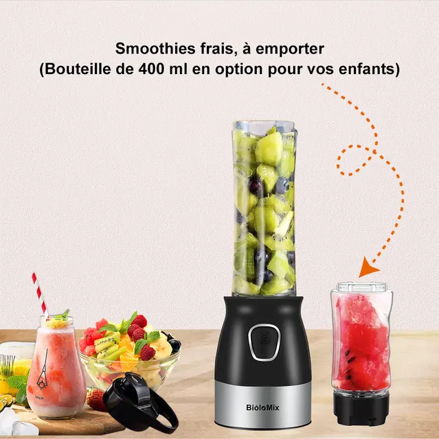 Mixeur Personnel Portable Avec Bol De Hachoir, Mélangeur, Robot  Alimentaire, Presse-agrumes Avec Bouteille De 600 Ml, Broyeur De Viande,  Préparation De Nourriture Pour Bébés - Blenders - AliExpress