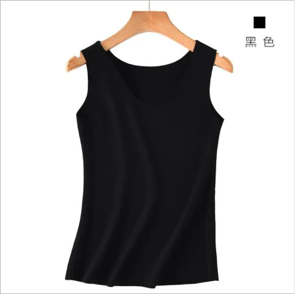 Летняя женская одежда без рукавов хлопковые топы женское нижнее белье