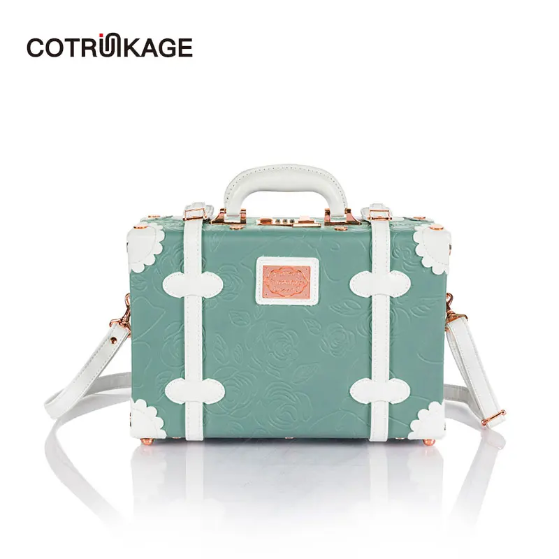 COTRUNKAGE 13 дюймов Для женщин Сумочка из искусственной кожи ручной клади