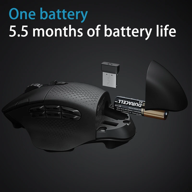 Беспроводная игровая мышь logitech G604 Lightspeed 16000 dpi Hero 16K sensor MP подходит для геймеров