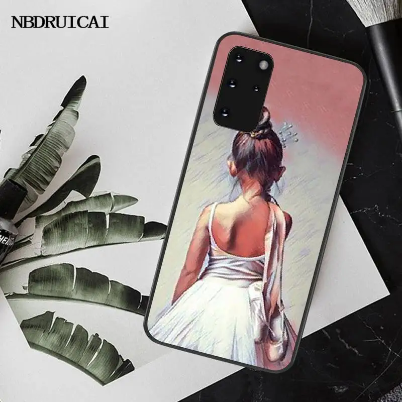 Красивая танцевальная балерина PENGHUWAN чехол для телефона Samsung S20 plus Ultra S6 S7 edge S8 S9 S10