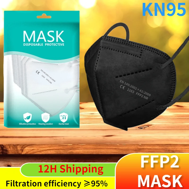 

Masks ffp2 face mask KN95 masque fpp2 approved mask color protection black masks mascara mouths mascarilla fpp2 homologada