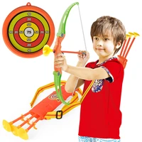2021 kids shooting suction cup archery bow and arrows toys set outdoor fun targets shooting game kit for boys girls funny toys