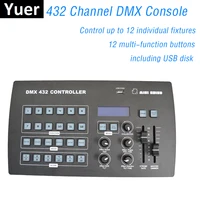 dj equipments 432 channel stage light controller moving head light console for disco dj stage lighting usb mini rhino console