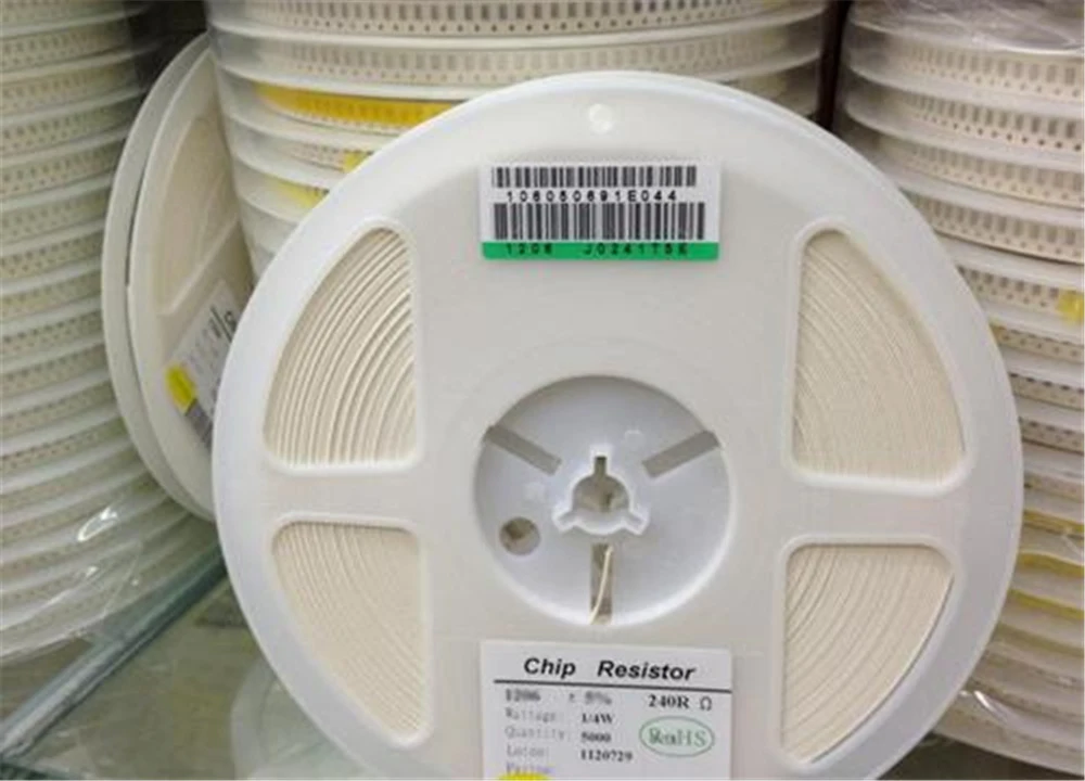 100 Uds 5% 1206 резистенция SMD 1K-820K 1/4W 0 1 10 150 220 330 Ом 1K 2 K 10K 100K 10R 100R 33R 22R 150R 220R | Электронные