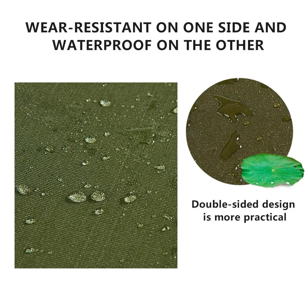 

Heavy Duty Tarps Waterproof Tent Trailer Cover Tarpaulin Wear-resistant Cover with Organic Silicon Coating For Boat RV Pool