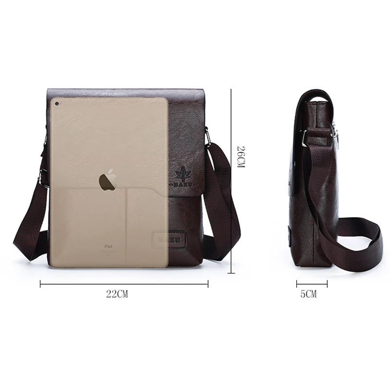 Кожаная сумка через плечо для мужчин мужской портфель роскошный