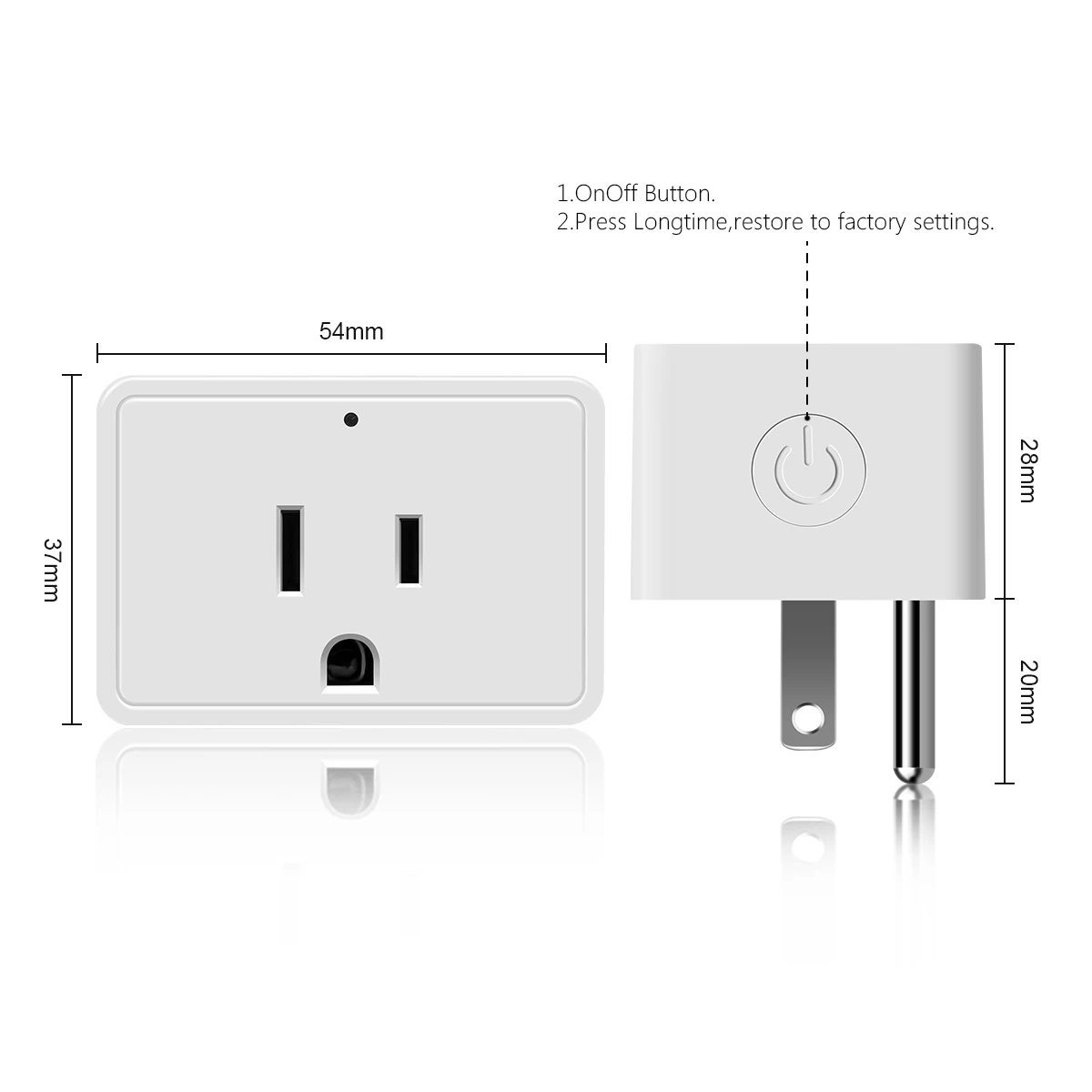 Беспроводная смарт розетка с поддержкой Wi Fi и таймером|Выключатели| |