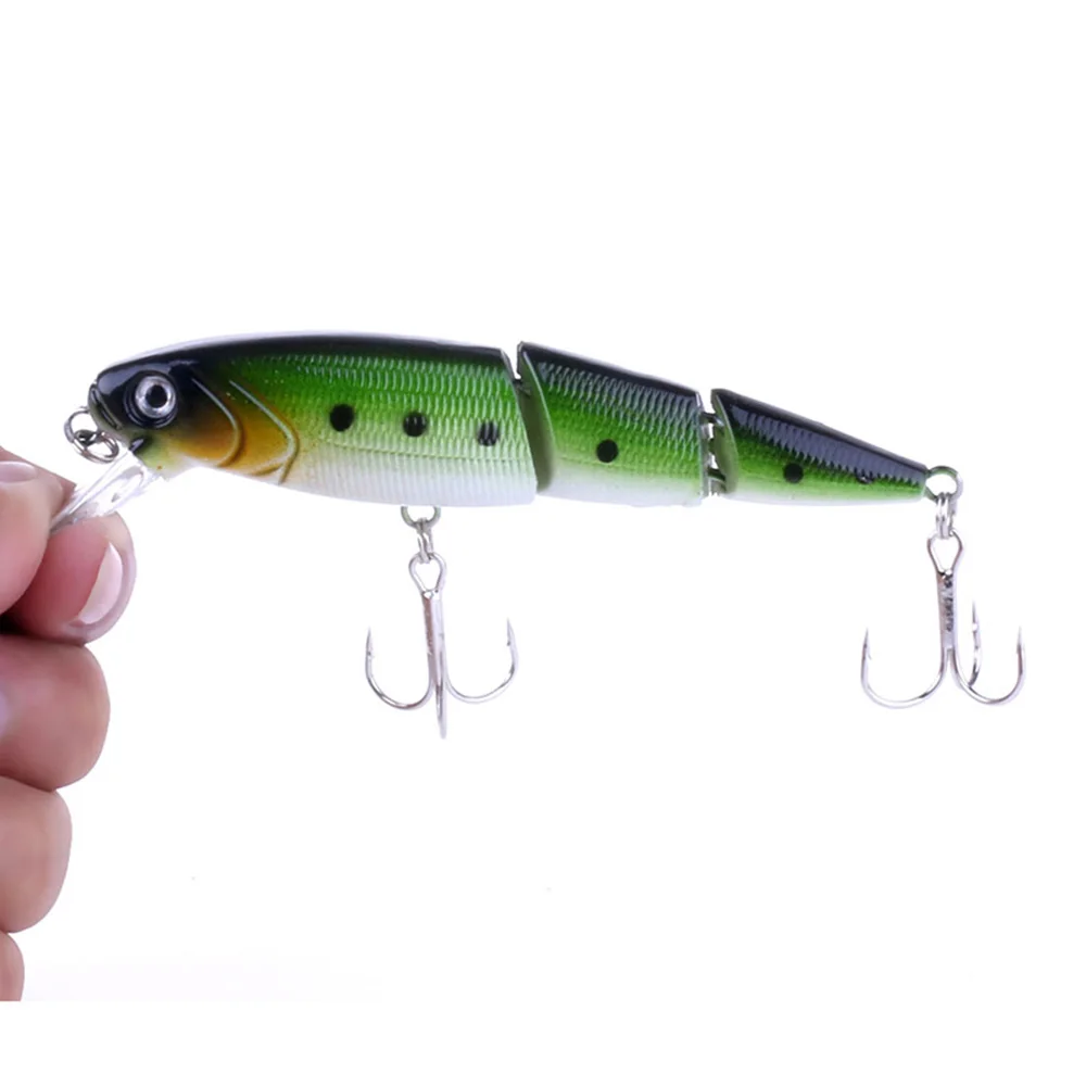 

New Arrival 1pc 10.5cm 14g Fishing Lures 3 Segment Lifelike Swimbait Plastic Hard Baits 5 Colors Available Wobblers Fishing bait